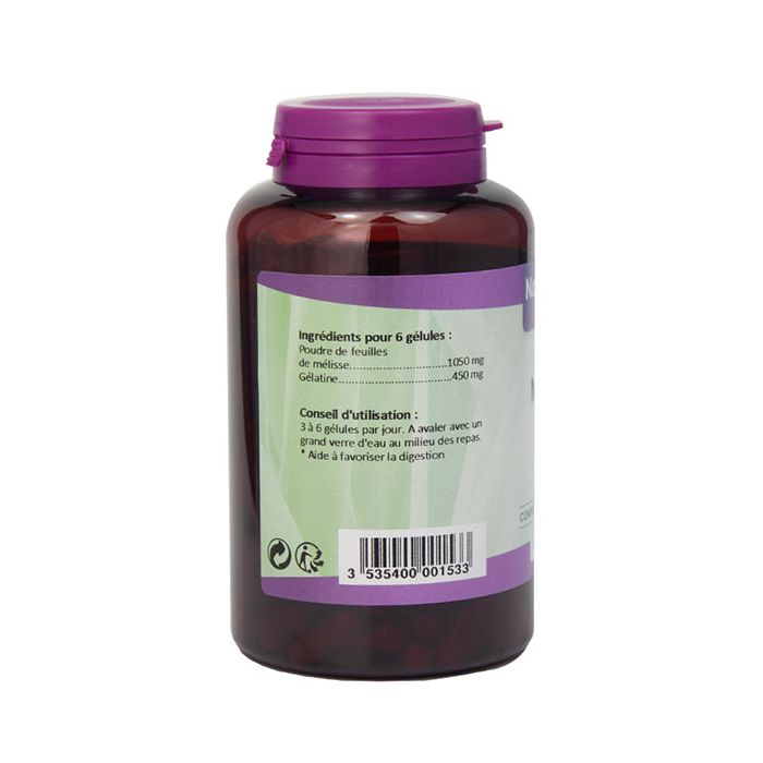 Nat&form melisse 200 gelules