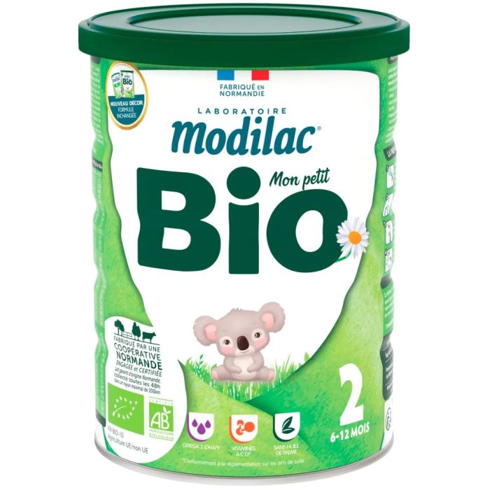 MODILAC Expert 2 BIO lait en poudre (6 - 12 mois) 800g