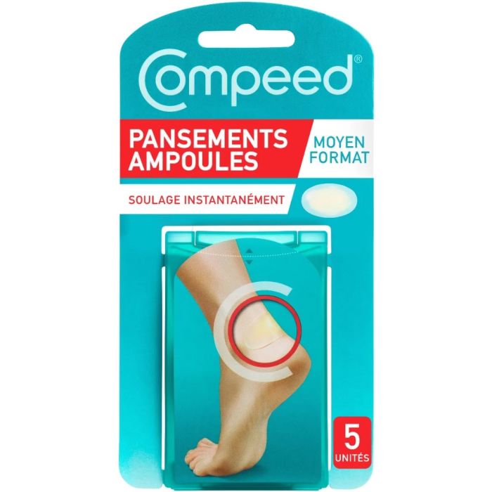 COMPEED Pansements Ampoules MOYEN FORMAT x5