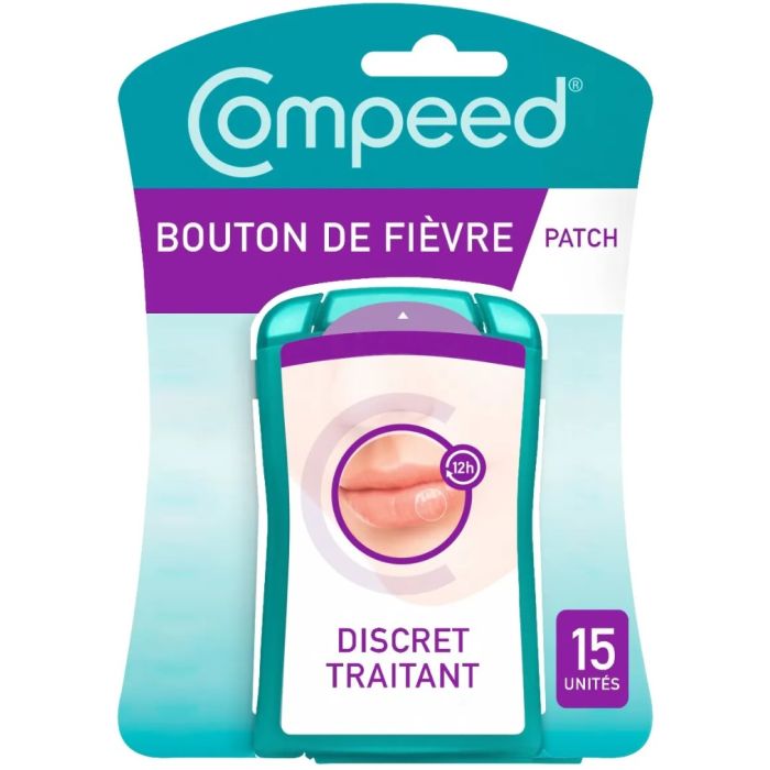COMPEED Patch Invisible Traitement Bouton de Fièvre x15