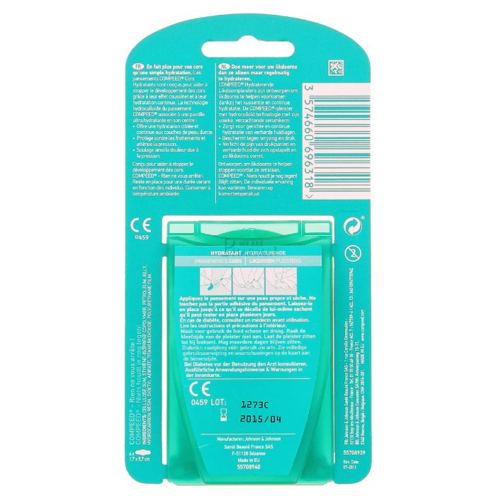 Compeed cors moyen format x6 pansements