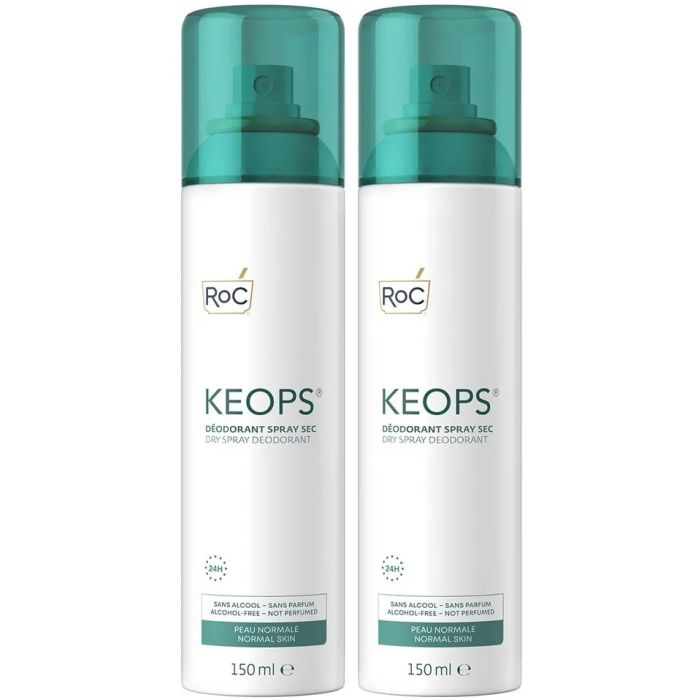 Déodorant Spray ROC KEOPS Sec 2x150ml