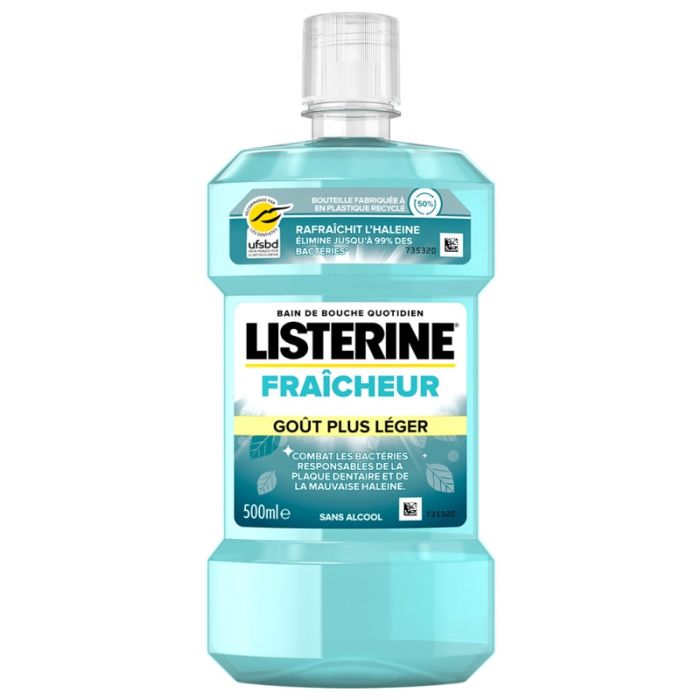 LISTERINE Fraicheur Goût Plus Léger 500ml