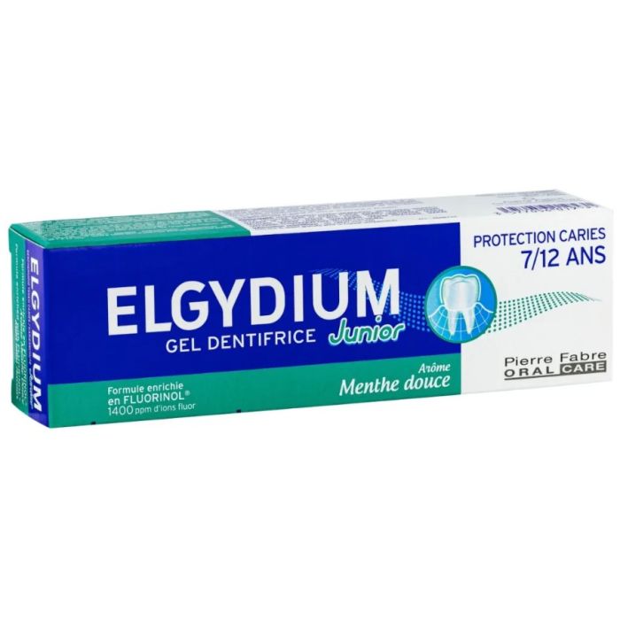 Menthe Douce Elgydium Junior dentifrice 7/12 ans 50 ml