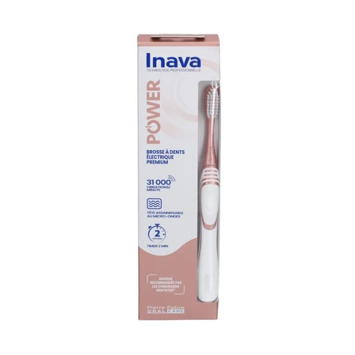 Inava Brosse à Dents Rose Power Electrique