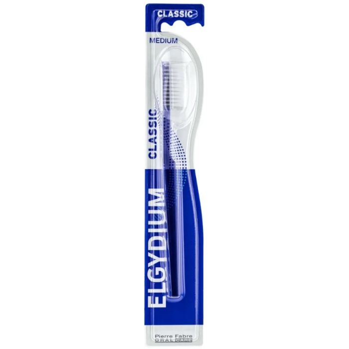 BROSSE A DENTS ELGYDIUM CLASSIC MEDIUM CAPUCHON