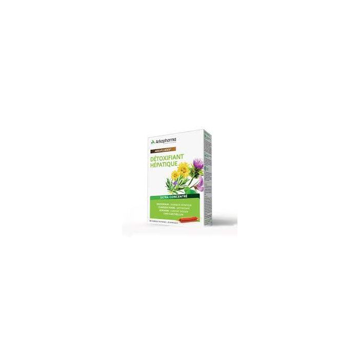 Arkopharma detoxifiant hepatique 20 ampoules arkofluides