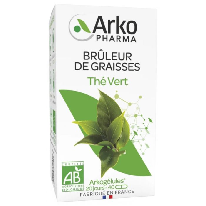 Bruleur de Graisses BIO the vert Arkopharma Arkogelules 40 gélules 