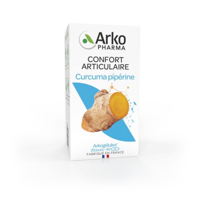 ARKOPHARMA Arkogélules Curcuma Piperine BIO 40 gélules