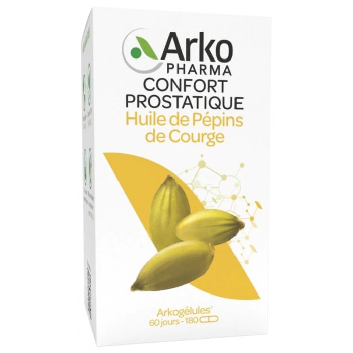ARKOPHARMA Arkogélules Huile de Pépins de Courge BIO 180 gélules