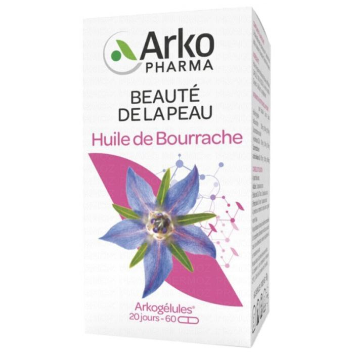 ARKOGELULES HUILE DE BOURRACHE ARKOPHARMA 60 GELULES