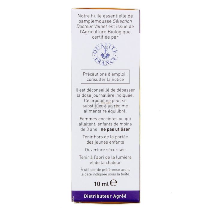 Huile essentielle de pamplemousse docteur valnet 10ml