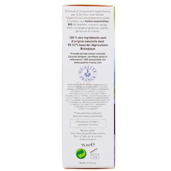 Tegarome peau agressee docteur valnet 15ml