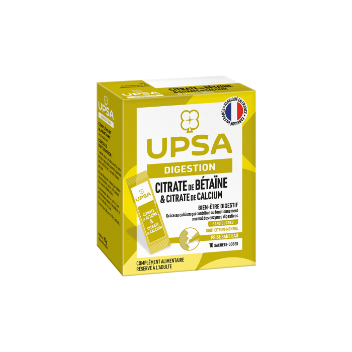 stick sans eau x10 citrate de betaine et citrate de calcium favorise la digestion