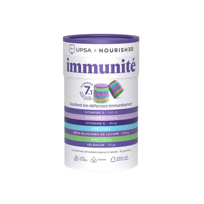 Nourish Immunité Gummies 7en1 UPSA x30