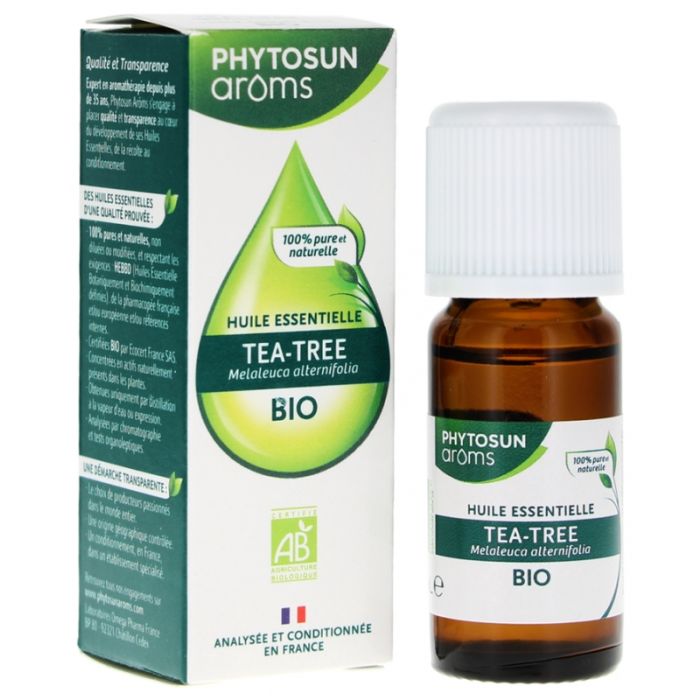 phytosun aroms tea tree 10 ml huile essentielle antiseptique