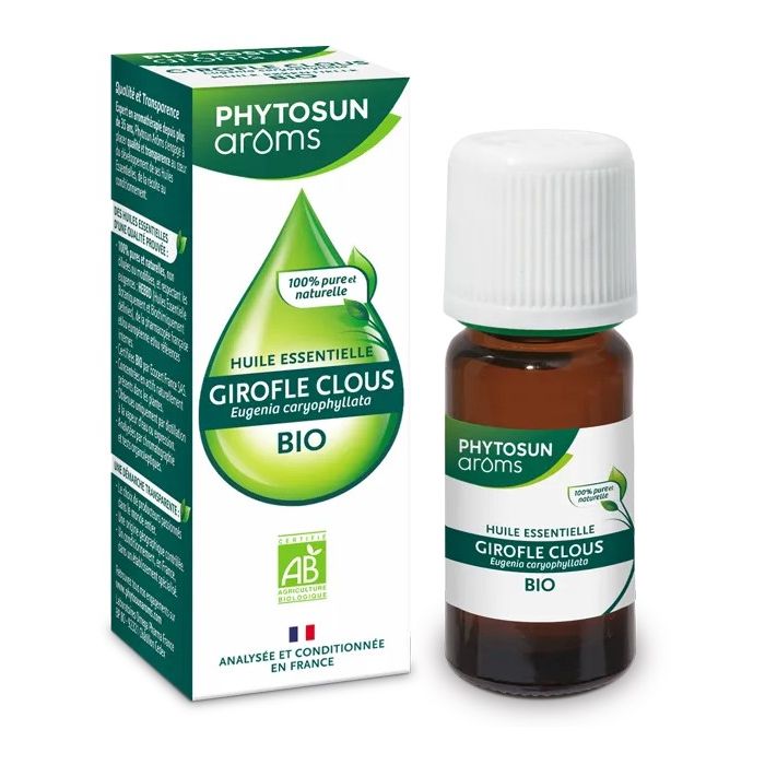 Girofle Clous Phytosun Aroms Huile Essentielle 10 ml