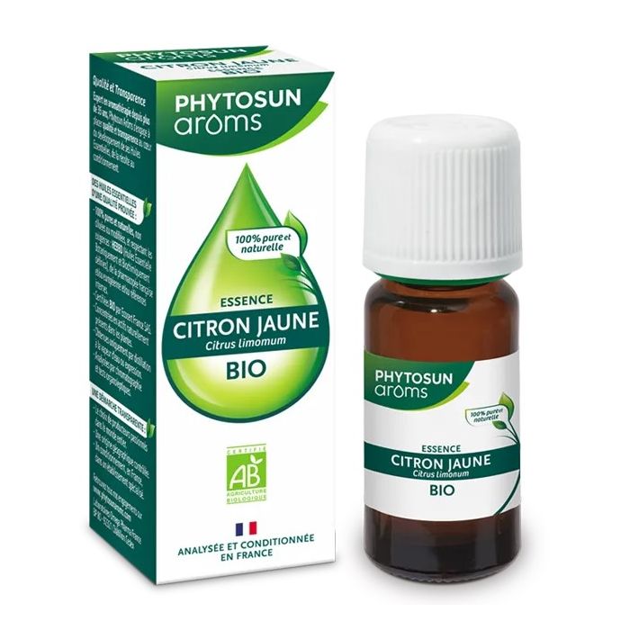 Citron Jaune Phytosun Aroms Huile Essentielle 10ml