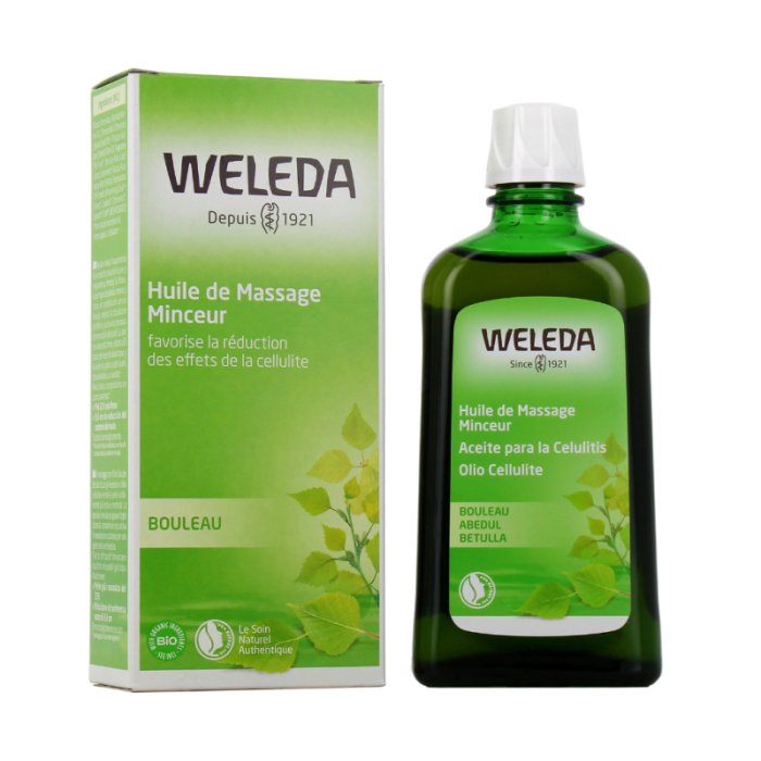 Huile de Massage Bouleau Weleda Minceur 200ml