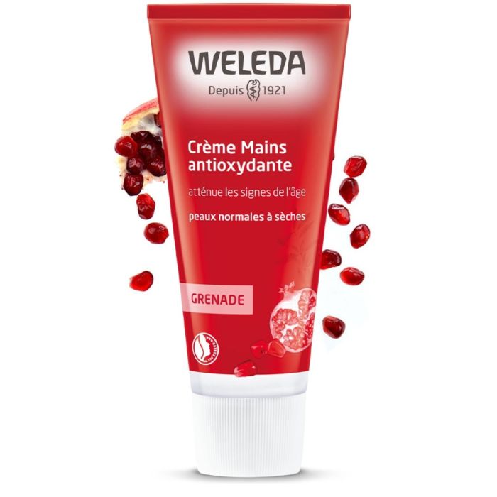 WELEDA Crème Mains Régénératrice à la Grenade 50ml