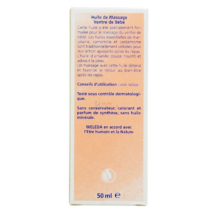 Weleda bebe huile de massage ventre de bebe 50ml