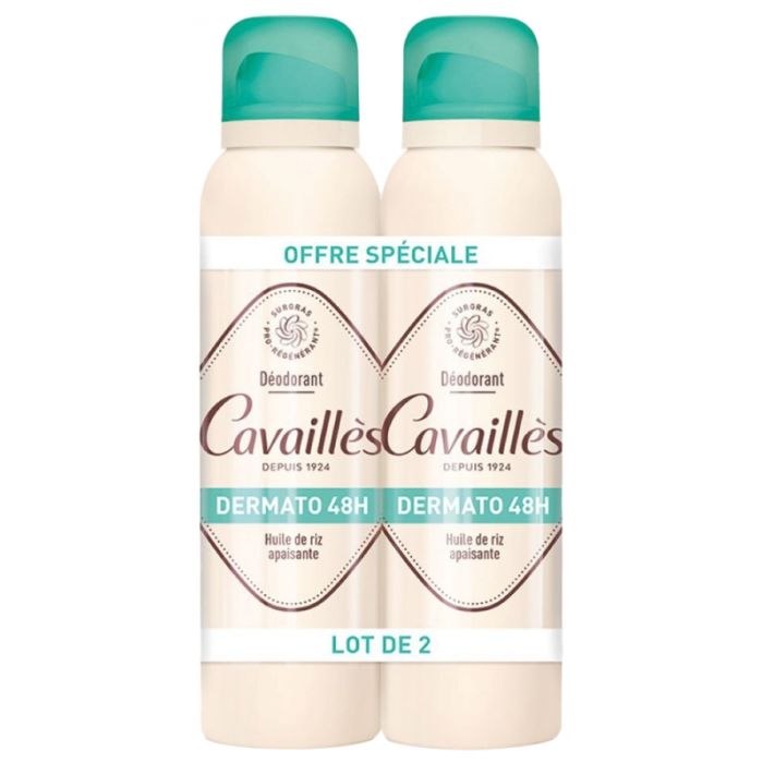 48H Rogé Cavaillès Déodorant Spray 150mlx2