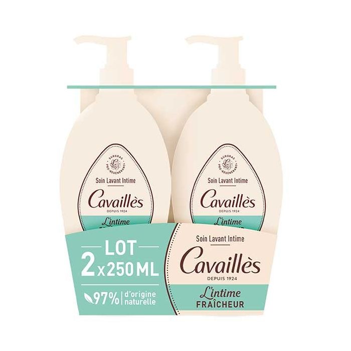ROGE CAVAILLES Soin Toilette Intime Fraicheur 2x500ml