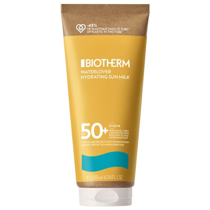 SPF50+ 200 ml Biotherm Waterlover Lait Solaire Protection et Hydratation
