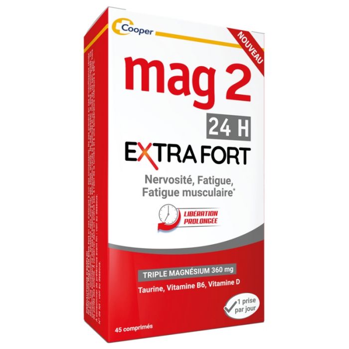 mag 2 extra fort 24h 45 comprimes