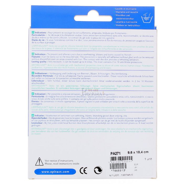 Protection anti-ampoules epitact a l'epithelium activ