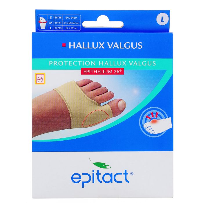 PROTECTION HALLUX VALGUS EPITACT A L'EPITHELIUM 26 TAILLE L