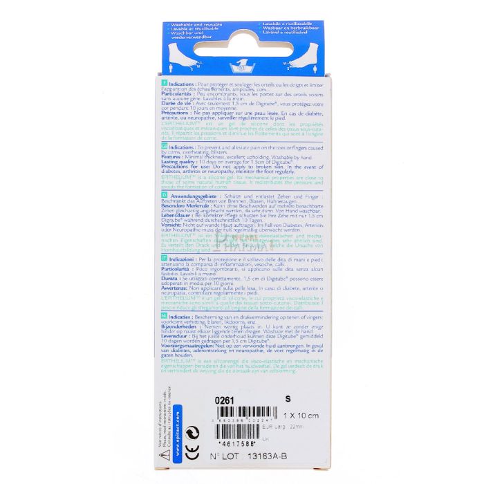 Digitubes epitact a l'epithelium taille s