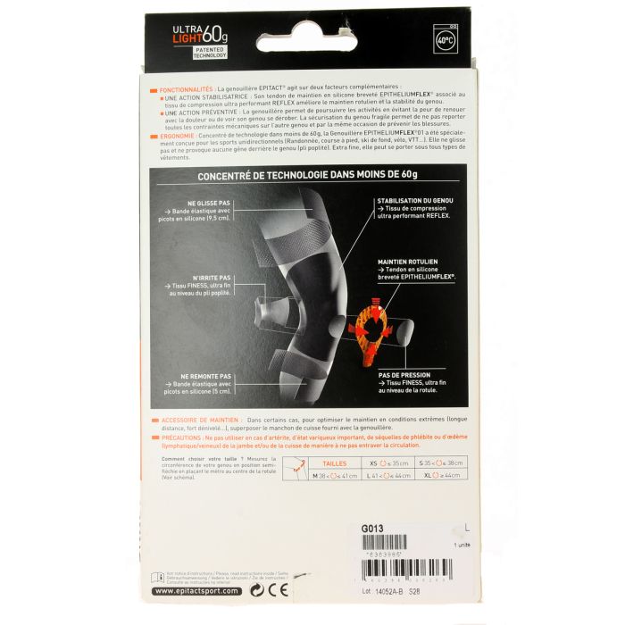 Epitact sport genouillere epithelium flex 01 x 1 taille m