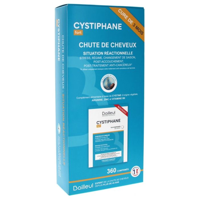Chute de Cheveux Cystiphane Fort 360 comprimés