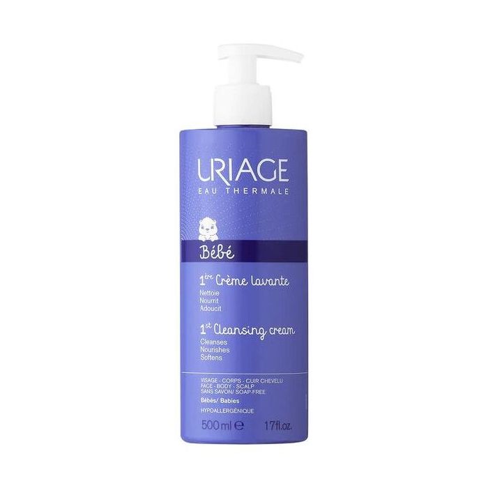 500ml crème lavante surgras moussant Uriage bébé 