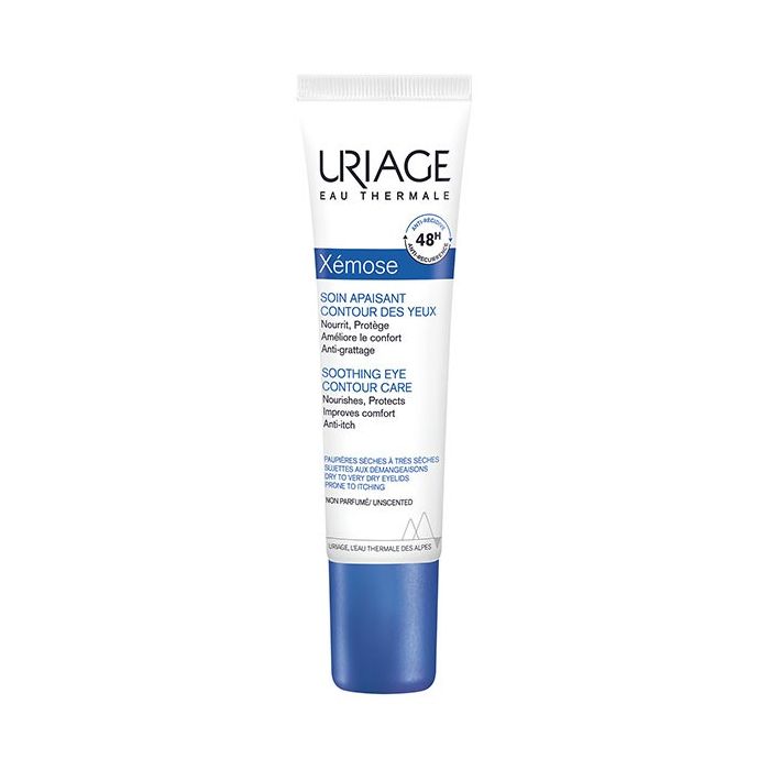 Uriage xémose contour des yeux soin apaisant peaux sèches atopiques 15ml