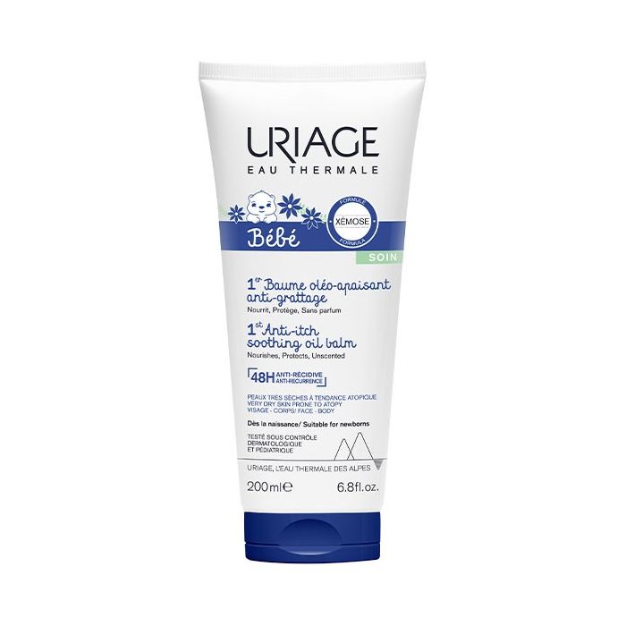 200ml Uriage bébé 1er baume oléo-apaisant anti-grattage nourrissant 