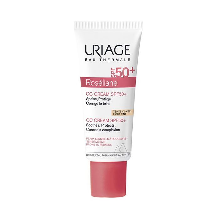 crème CC SPF50+ Uriage roséliane teinte claire 40ml apaisante