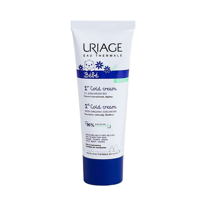 Cold cream Uriage bébé 1er 75ml ultra-nourrissante 