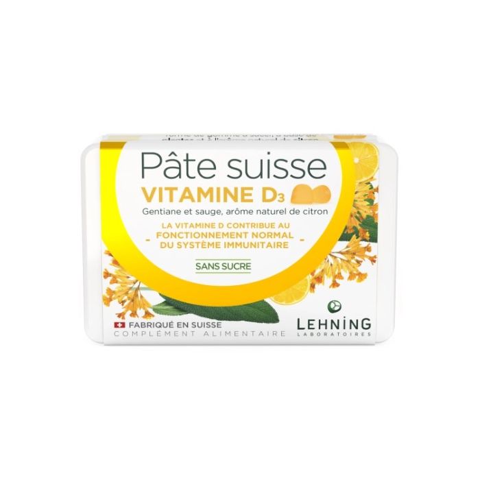 Pate Suisse Vitamine D3 - Lehning 40 gommes