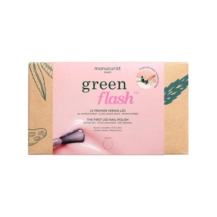 Coffret Manucurist Green Flash 24W teinte Hortencia