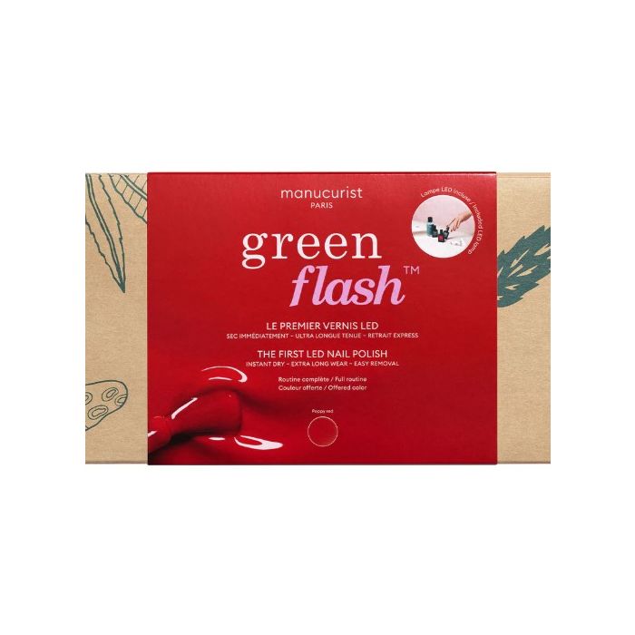 Coffret Manucurist Green Flash Poppy Red 24W