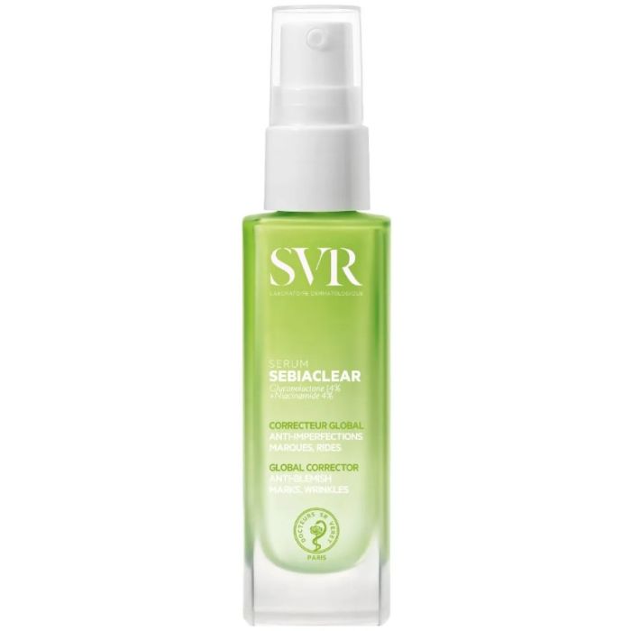 svr sebiaclear soin serum visage 30ml reduit exces de sebum