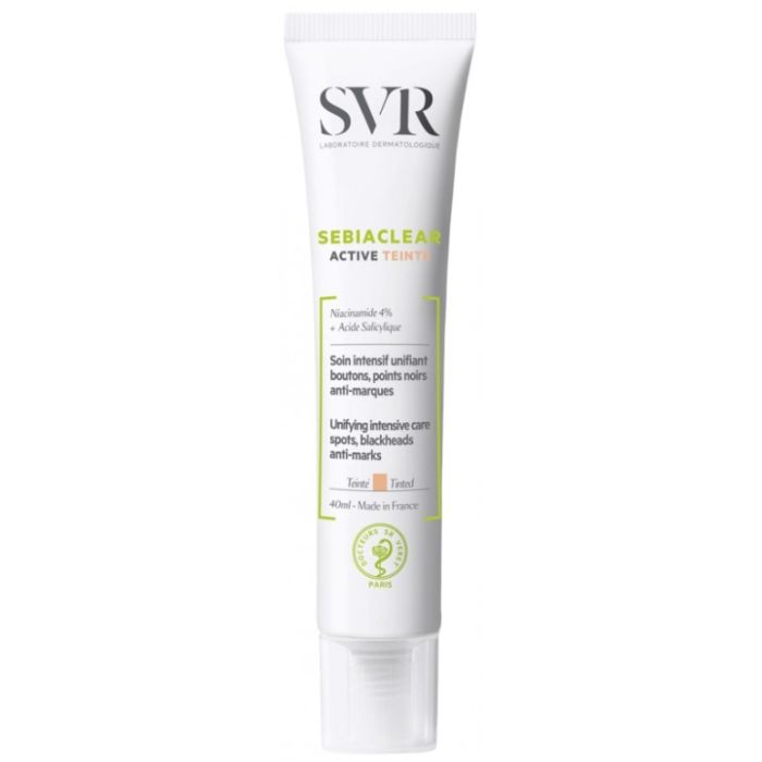 svr sebiaclear active 40ml teinte soin unifiant peau