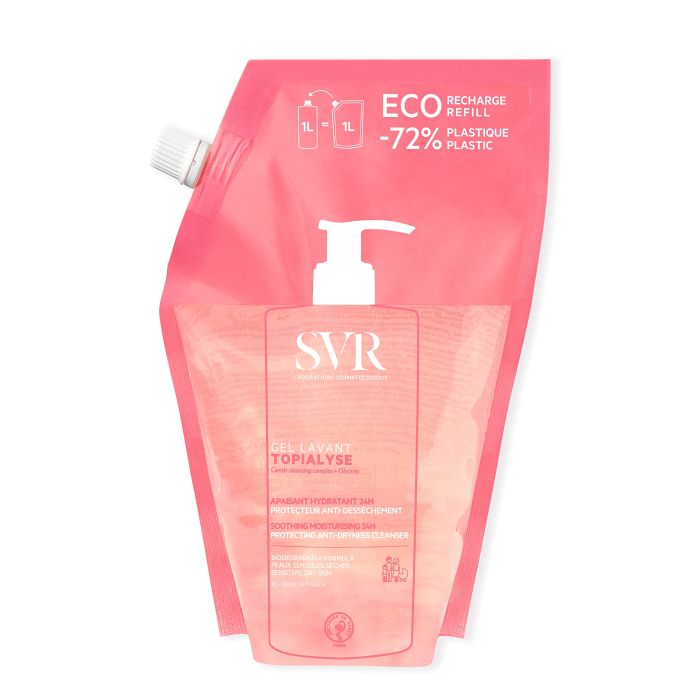 svr topialyse gel douche eco recharge 1l