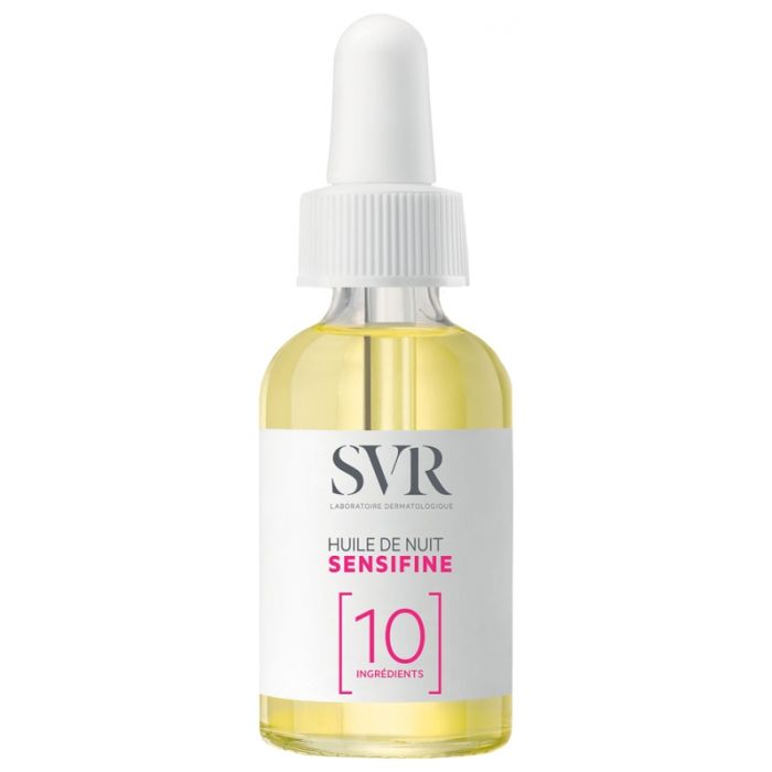 sensifine huile de nuit apaisante 30ml svr nourrit et apaise la peau