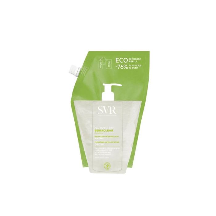 svr sebiaclear eau micellaire 400ml recharge purifiante
