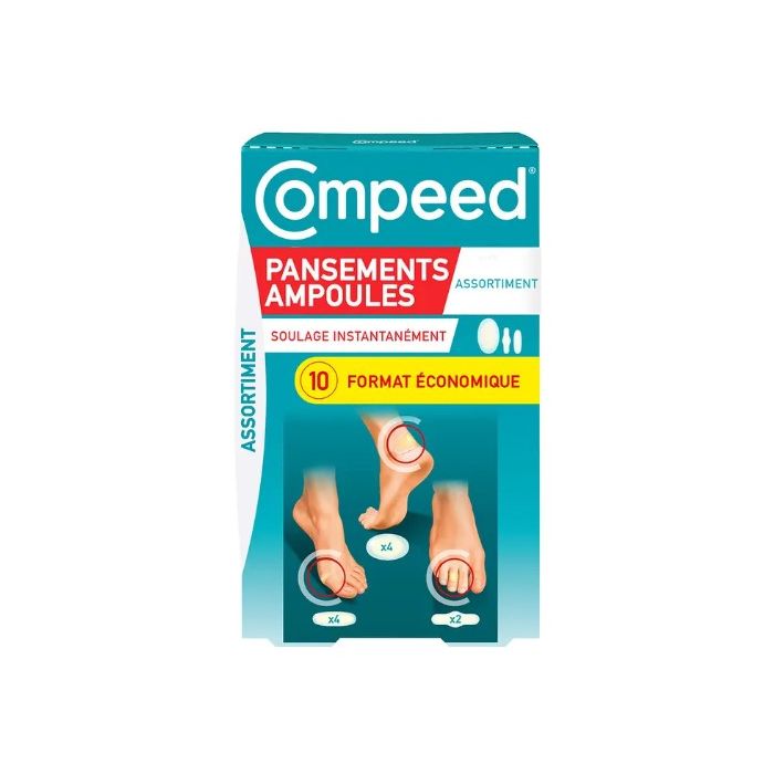 Boite 10 Ampoules Compeed Assortiment