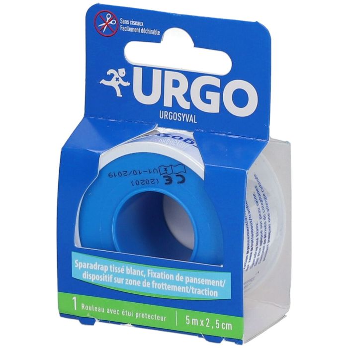 sparadrap tissu aere urgo fixation 5mx2 5cm