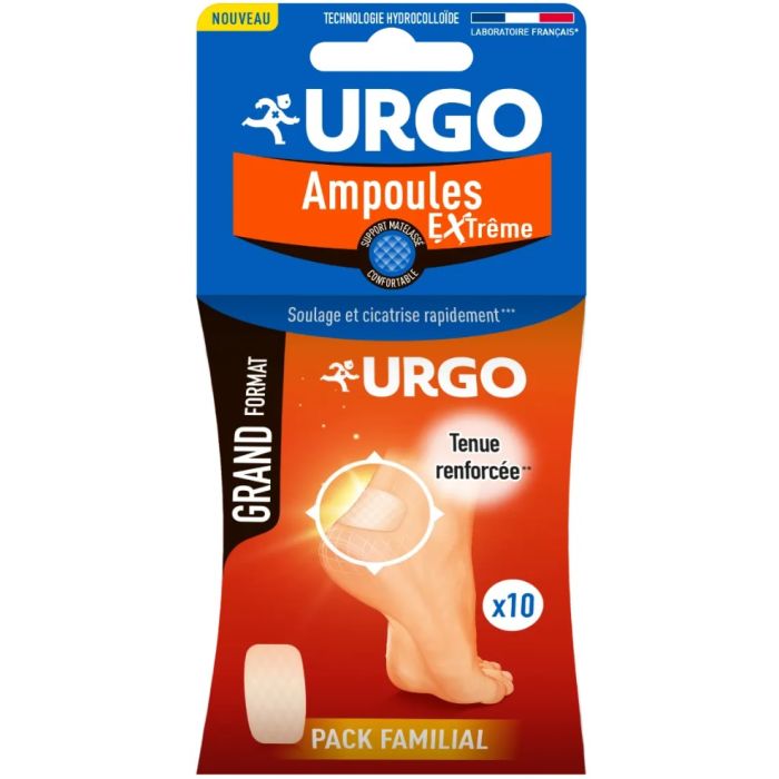 Ampoules Pansements Extreme Urgo x10 grand Format